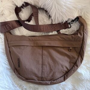 Brixley Brown Crescent Crossbody Bag - Brown
